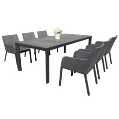 Royal Seasons RONDA Dining Set Met 6 Stoelen